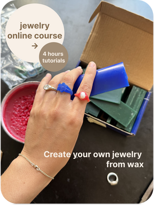 From Wax to jewelry - online course